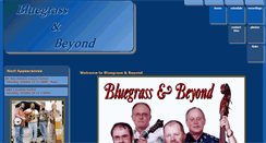Desktop Screenshot of bluegrassandbeyond.com